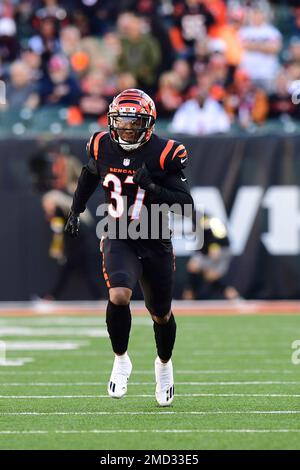 Cincinnati Bengals free safety Ricardo Allen (37) in action against the Los  Angeles Rams during the NFL Super Bowl 56 football game Sunday, Feb. 13,  2022, in Inglewood, Calif. (AP Photo/Steve Luciano