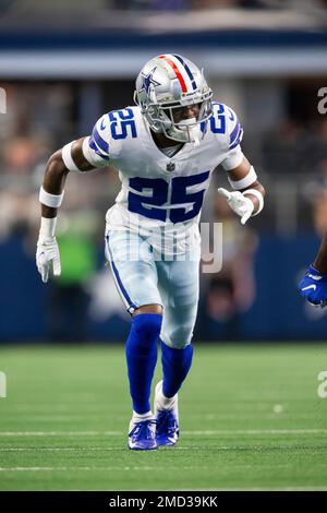 Dallas Cowboys cornerback Nahshon Wright (25) is seen after an NFL football  game against the New York Giants, Thursday, Nov. 24, 2022, in Arlington,  Texas. Dallas won 28-20. (AP Photo/Brandon Wade Stock Photo - Alamy