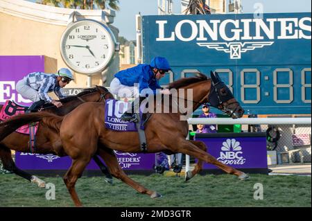 IMAGE DISTRIBUTED FOR LONGINES Jockey William Buick on Yibir