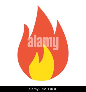 Flammable symbol glyph icon, logistic and delivery, fire sign vector ...