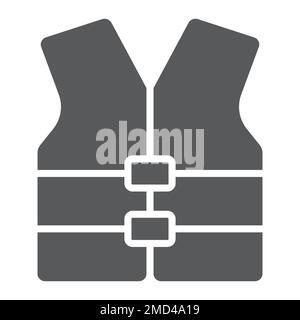 Life raft boat line and solid icon, emergency service concept. Vector ...