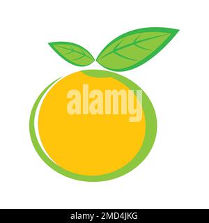 orange icon logo vector design template Stock Photo