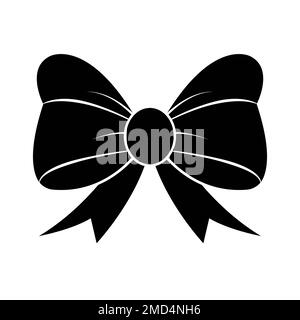 Black ribbon for hair Stock Vector Images - Alamy