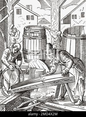 Workshop Of A Cooper Barrel Maker Stock Photo - Alamy