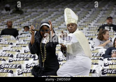 New Orleans Saints fans dress in costumes for Halloween during the game  against the Pittsburgh Steelers at the Louisiana Superdome October 31,  2010, in New Orleans.. UPI/A.J. Sisco Stock Photo - Alamy