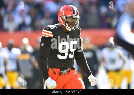 Cleveland Browns defensive end Myles Garrett vs. Pittsburgh Steelers,  October 31, 2021 