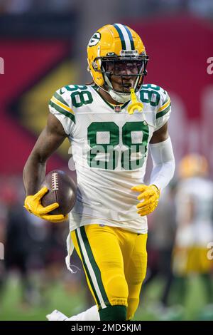 Green Bay Packers wide receiver Juwann Winfree (88) in action during the  second half of an NFL football game against the Baltimore Ravens, Sunday,  Dec. 19, 2021, in Baltimore. (AP Photo/Terrance Williams