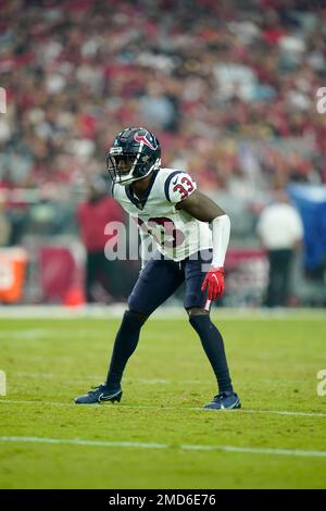 Carson, CA. 22nd Sep, 2019. Houston Texans defensive back A.J. Moore #33  during the NFL Houston Texans vs Los Angeles Chargers at the Dignity Health  Sports Park in Carson, Ca on September