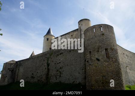 Chateau de Noirmoutier, Ile de Noirmoutier, Vendee France in the sunshine Stock Photo