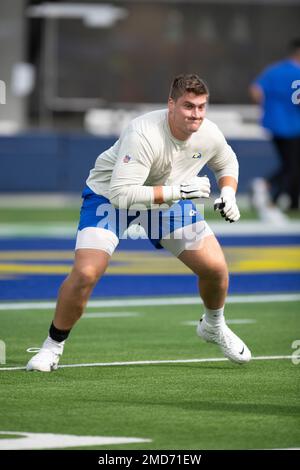 Detroit Lions offensive tackle Max Pircher (63) walks on the turf