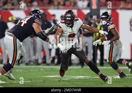 Chicago Bears offensive tackle Alex Leatherwood (72) during an NFL football  game Sunday, Nov. 13, 2022, in Chicago. (AP Photo/David Banks Stock Photo -  Alamy