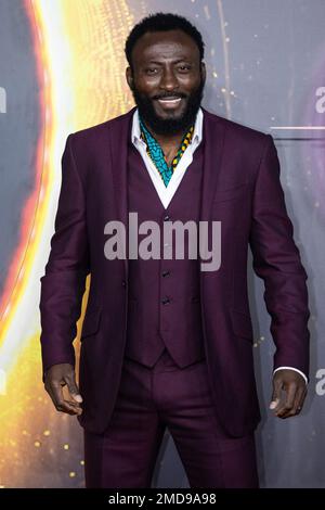 Babs Olusanmokun Poses For Photographers Upon Arrival At The Premiere 