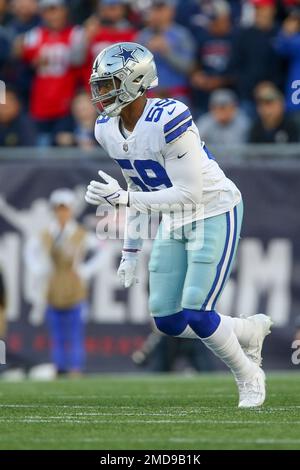 Dallas Cowboys defensive end Chauncey Golston walks off the field after an  NFL football game against the Detroit Lions in Arlington, Texas, Sunday, Oct.  23, 2022. (AP Photo/Tony Gutierrez Stock Photo - Alamy