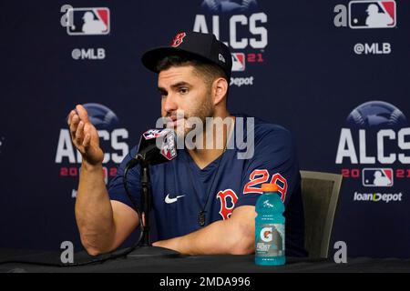 Boston Red Sox manager Alex Cora at Fenway Park, Wednesday, July 28, 2021,  in Boston. (AP Photo/Charles Krupa Stock Photo - Alamy