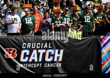 Green Bay Packers Crucial Catch Intercept Cancer Fight Like A Packers  T-shirt