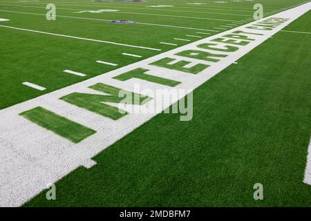 The NFL shield / logo is seen along with the crucial catch phrase