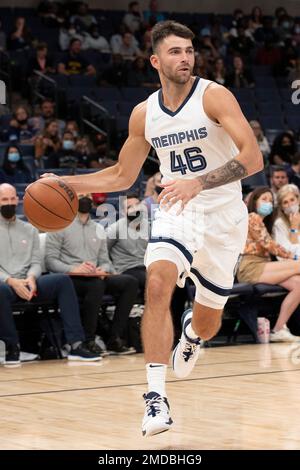 Memphis Grizzlies guard John Konchar poses during the team's NBA basketball  media day Monday, Sept. 30, 2019, in Memphis, Tenn. (AP Photo/Mark Humphrey  Stock Photo - Alamy