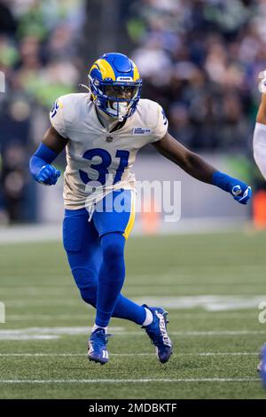 Defensive back (31) Robert Rochell of the Los Angeles Rams against the San  Francisco 49ers in