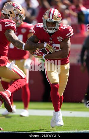 San Francisco 49ers' Trenton Cannon before an NFL football game against ...