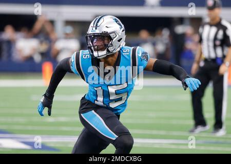 December 18, 2022: Carolina Panthers cornerback CJ Henderson (24) runs out  of the tunnel before the NFL matchup against the Pittsburgh Steelers in  Charlotte, NC. (Scott Kinser/Cal Sport Media/Sipa USA)(Credit Image: ©