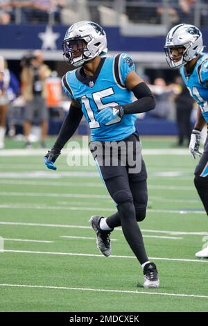 Carolina Panthers cornerback CJ Henderson (24) on defense during an NFL  football game against the New Orleans Saints, Sunday, Sep. 25, 2022, in  Charlotte, N.C. (AP Photo/Brian Westerholt Stock Photo - Alamy