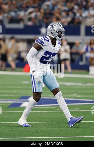 December 18, 2022: Jacksonville Jaguars quarterback TREVOR LAWRENCE (16)  embraces Dallas Cowboys safety JAYRON KEARSE (27) after the game during the  Jacksonville Jaguars vs Dallas Cowboys NFL game at TIAA Bank Field