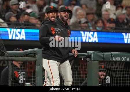 2nd year San Francisco Giants bench coach Kai Correa reflects on the club's  rise from surprise to title contenders