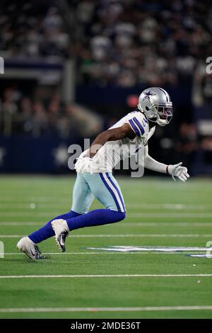 Dallas Cowboys defensive back Trevon Diggs (7) looks to defend during an  NFL football game against the New York Giants on Thursday, November 24,  2022, in Arlington, Texas. (AP Photo/Matt Patterson Stock