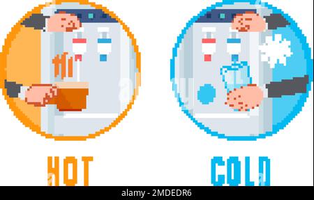 water dispenser.Vector illustration that is easy to edit. Stock Vector
