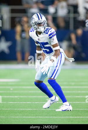 Dallas Cowboys cornerback Nahshon Wright (25) is seen after an NFL football  game against the Chicago Bears, Sunday, Oct. 30, 2022, in Arlington, Texas.  Dallas won 49-29. (AP Photo/Brandon Wade Stock Photo - Alamy