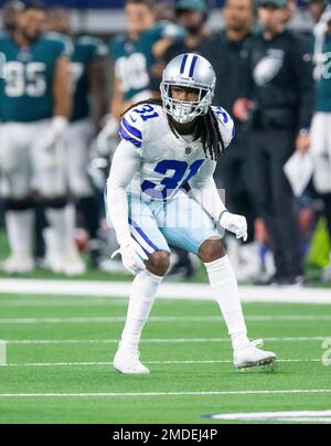 Dallas Cowboys cornerback Maurice Canady wears a Crucial Catch