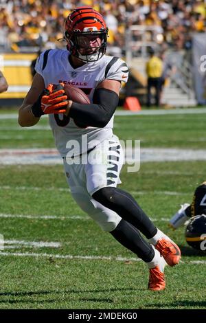 Cincinnati Bengals linebacker Logan Wilson (55) runs for the play during an NFL  football game against the Kansas City Chiefs, Sunday, Jan. 2, 2022, in  Cincinnati. (AP Photo/Emilee Chinn Stock Photo - Alamy