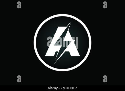 Creative Letter Storm Bolt Text Symbol Logo Vector Design Illustration ...