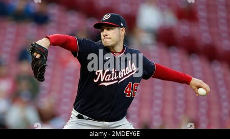 Washington Nationals' Patrick Corbin plays during a baseball game,  Thursday, Aug. 10, 2023, in Philadelphia. (AP Photo/Matt Slocum Stock Photo  - Alamy