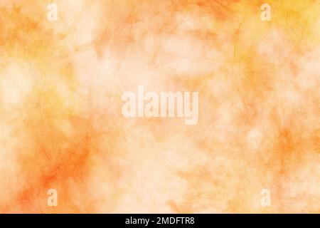 Japanese spring orange paper texture, natural grunge canvas abstract, background photography Stock Photo