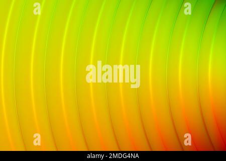 3D illustration,  gradient waves from lines and interlacing. Abstract background. Stock Photo