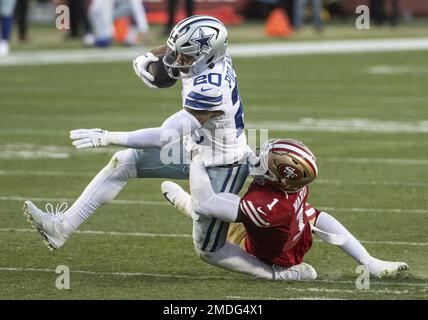 Dallas Cowboys wide receiver Noah Brown (85) runs during an NFL football  game against the Washington Commanders, Sunday, January 8, 2023 in  Landover. (AP Photo/Daniel Kucin Jr Stock Photo - Alamy