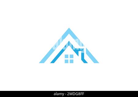 house triangle roof logo vector symbol icon design illustration Stock Vector