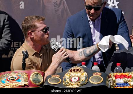 https://l450v.alamy.com/450v/2mdg9wt/unified-wbcwbowba-super-middleweight-champion-canelo-alvarez-speaks-during-a-news-conference-tuesday-sept-21-2021-in-beverly-hills-calif-to-announce-his-168-pound-title-bout-against-undefeated-ibf-super-middleweight-champion-caleb-plant-the-fight-is-scheduled-for-saturday-nov-6-in-las-vegas-ap-photomark-j-terrill-2mdg9wt.jpg