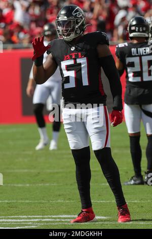 Atlanta Falcons outside linebacker Brandon Copeland (51) lines up