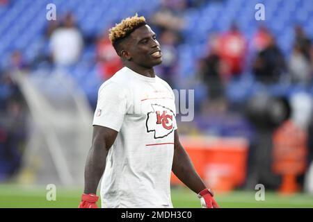 Tyreek Hill of the Kansas City Chiefs (10) during the first half of the Pro  Bowl NFL football game, Sunday, Feb. 6, 2022, in Las Vegas. (AP Photo/Rick  Scuteri Stock Photo - Alamy