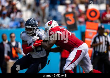 Tennessee Titans outside linebacker Bud Dupree (48) plays against the Miami  Dolphins during an NFL football game, Sunday, Jan. 2, 2022, in Nashville,  Tenn. (AP Photo/John Amis Stock Photo - Alamy