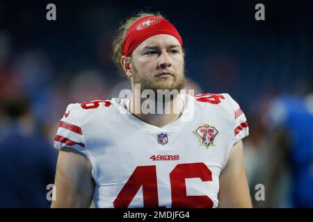 San Francisco 49ers long snapper Taybor Pepper (46) during an NFL