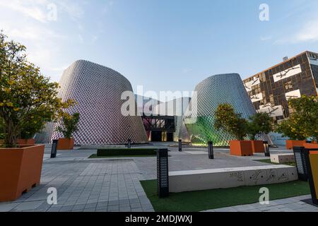 Dubai, United Arab Emirates. November 29th, 2022: dubai exhibition centre. pakistan Pavilion on expo 2020 Stock Photo