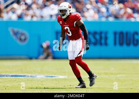 Arizona Cardinals safety Budda Baker (3) warms up before an NFL football  game against the New Orleans Saints, Thursday, Oct. 20, 2022, in Glendale,  Ariz. (AP Photo/Rick Scuteri Stock Photo - Alamy