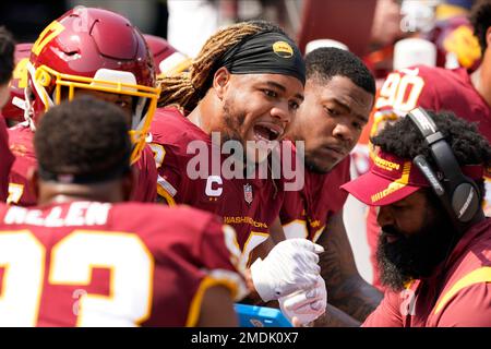 Nov 14, 2021; Landover, MD USA; Washington Football Team defensive end Chase  Young (99) during an NFL game at FedEx Field. The Washington Football Team  beat the Buccaneers 29-19. (Steve Jacobson/Image of