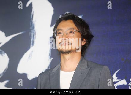 Jung Ye-Hun, July 26, 2022 : Actor Jung Ye-Hun poses before the VIP premiere of movie 'Hansan: Rising Dragon' in Seoul, South Korea. Credit: Lee Jae-Won/AFLO/Alamy Live News Stock Photo