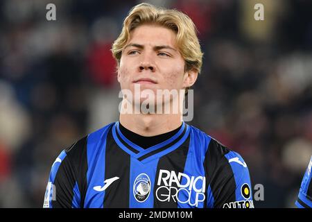 Rasmus Hojlund of Atalanta BC during the Serie A football match 