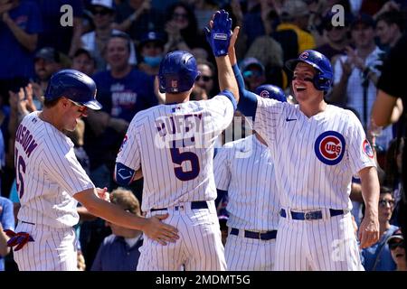 Chicago Cubs' Matt Duffy plays during a baseball game against the  Philadelphia Phillies, Wednesday, Sept. 15, 2021, in Philadelphia. (AP  Photo/Matt Slocum Stock Photo - Alamy