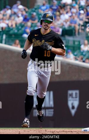 Pittsburgh Pirates' Bryan Reynolds rounds third after hitting a three-run  home run off Arizona Diamondbacks relief pitcher Anthony Misiewicz during  the fifth inning of a baseball game in Pittsburgh, Friday, May 19